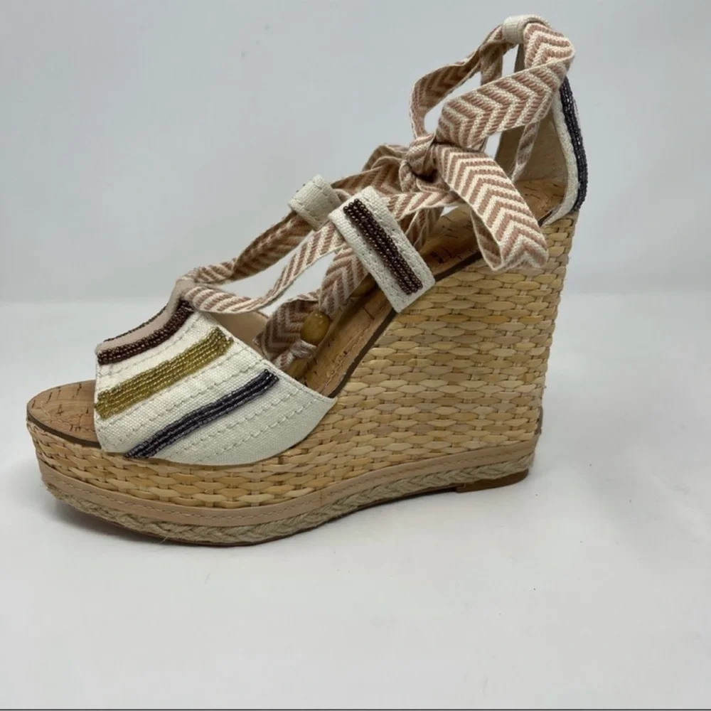 Sam Edelman Trey Wedge Espadrille Sandal s 8.5